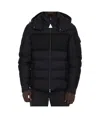 Moncler Barbustel Short Down Jacket In Black