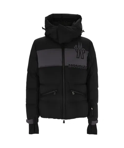 MONCLER MONCLER GRENOBLE LOGO PRINTED HOODED PADDED JACKET