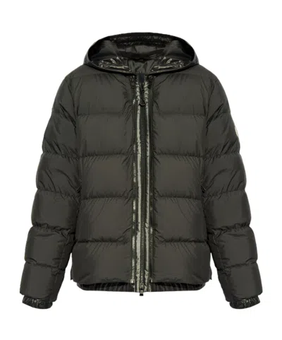 MONCLER MONCLER ZIP-UP HOODED PUFFER JACKET