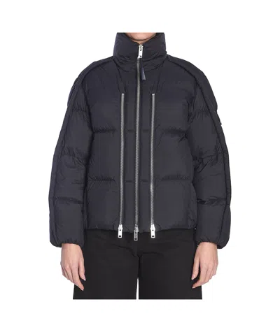 Moncler Long-sleeved Cotton Clothes In Black