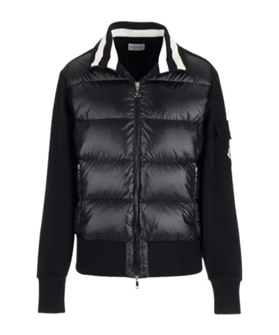 Moncler Long-sleeved Cotton Clothes In Blue