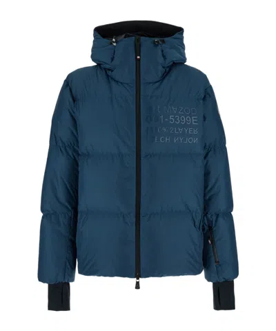 Moncler Long-sleeved Cotton Clothes In Blue
