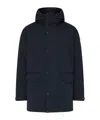 Moncler Prefouns Reversible Down Jacket In Navy Blue
