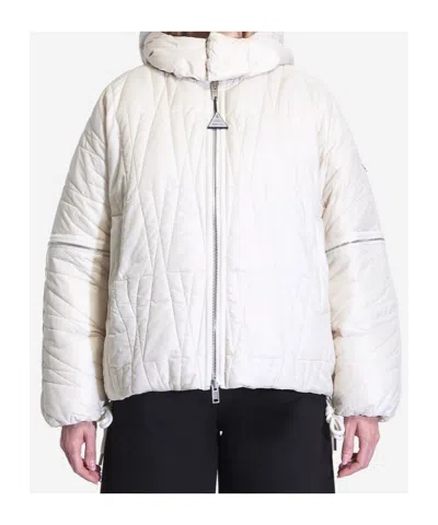 Moncler Long-sleeved Cotton Clothes In Nude