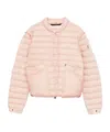Moncler Long-sleeved Cotton Clothes In Pink