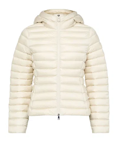 Moncler Ige Hooded Lightweight Short Down Jacket Clothing In Neutral