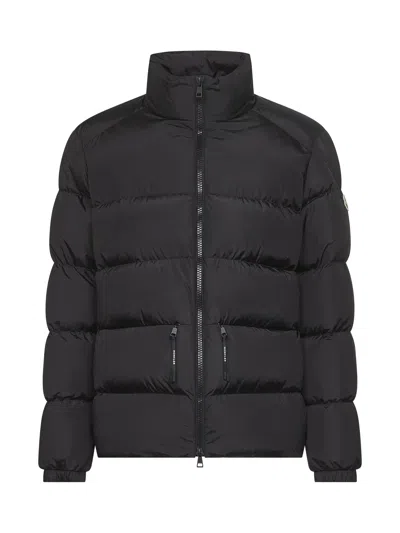 Moncler Black Nylon Tuileries Short Down Jacket