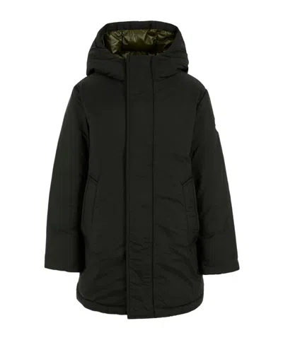 Moncler Long-sleeved Cotton Jacket In Black