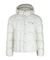 Moncler Long-sleeved Cotton-padded Jacket In White