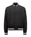 Moncler Reversible Bouchet Varsity Bomber Jacket In Black