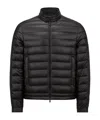 Moncler Jacobus Down Biker Jacket In Black