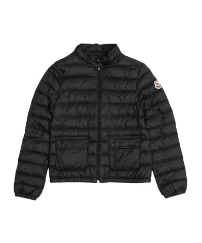 Moncler Long-sleeved Down Jacket In Black
