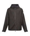 Moncler Long-sleeved Down Jacket In Black