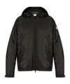 Moncler Long-sleeved Down Jacket In Black