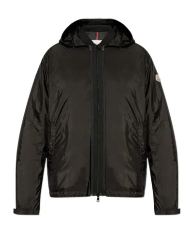 Moncler Long-sleeved Down Jacket In Black