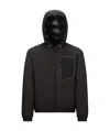 Moncler Bergun Reversible Down Jacket In Black