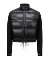 Moncler Long-sleeved Down Jacket In Black