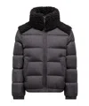 Moncler Long-sleeved Down Jacket In Black