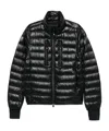 Moncler Hers Padded Jacket Zipped Pockets In Black