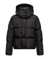 Moncler Long-sleeved Down Jacket In Black
