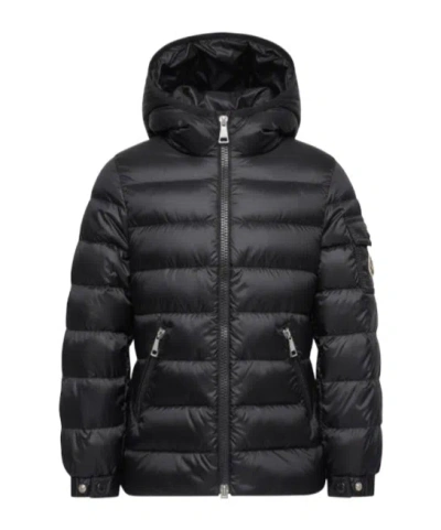 Moncler Long-sleeved Down Jacket In Black