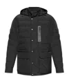 Moncler Long-sleeved Down Jacket In Black