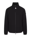 Moncler Long-sleeved Down Jacket In Black