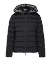 Moncler Long-sleeved Down Jacket In Black