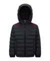 Moncler Long-sleeved Down Jacket In Blue