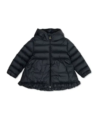 Moncler Kids' Long-sleeved Down Jacket In Blue