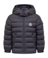 Moncler Long-sleeved Down Jacket In Blue