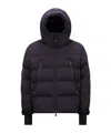 Moncler Long-sleeved Down Jacket In Blue