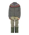 Moncler High Performance Nylon Ski Pants In Gray