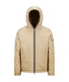 Moncler Evettes Nylon Down Jacket In Nude