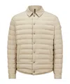 Moncler Long-sleeved Down Jacket In Nude