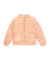 Moncler Long-sleeved Down Jacket In Nude