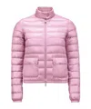 Moncler Women Lans Short Down Jacket Pink In Pink
