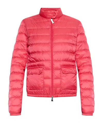 Moncler Long-sleeved Down Jacket In Red