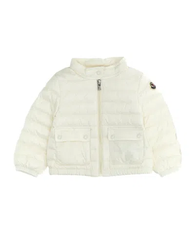 Moncler Long-sleeved Down Jacket In White