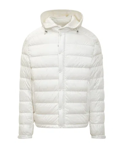 Moncler Long-sleeved Down Jacket In White