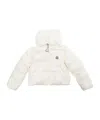 Moncler Long-sleeved Down Jacket In White