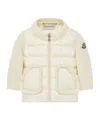 Moncler Long-sleeved Down Jacket In White