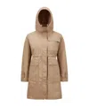 Moncler Meudon 3-in-1 Hooded Down Parka Coat In Nude