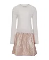 Moncler Long Sleeved Dress In White