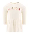 Moncler Long-sleeved Dress In White