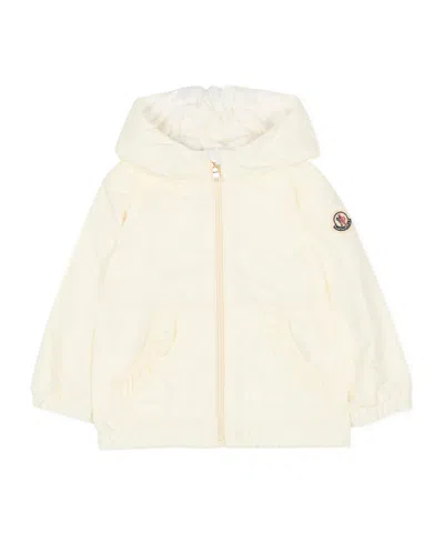 Moncler Long-sleeved Hooded Casual Jacket In White