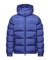 Moncler Maya Nylon Down Jacket In Blue
