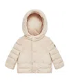 Moncler Doudoune À Capuche En Teddy Jerima In Nude