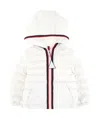 Moncler Long-sleeved Hooded Down Jacket In White