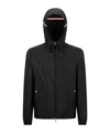 Moncler Grimpeurs Nylon Jacket W/ Hood In Black